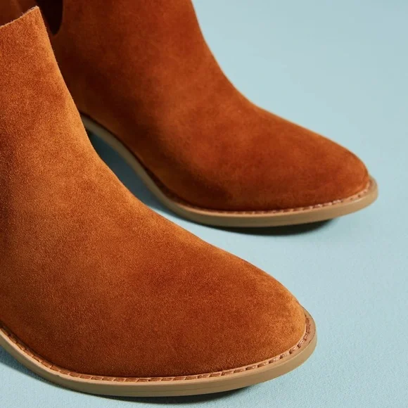 ANTHROPOLOGIE/ KELSI DAGGER Brooklyn Kenmare Booties - Brown - Sz 7 - Picture 3 of 13